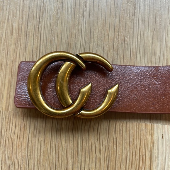 Beautiful Brown leather belt One size fits most - Picture 3 of 8